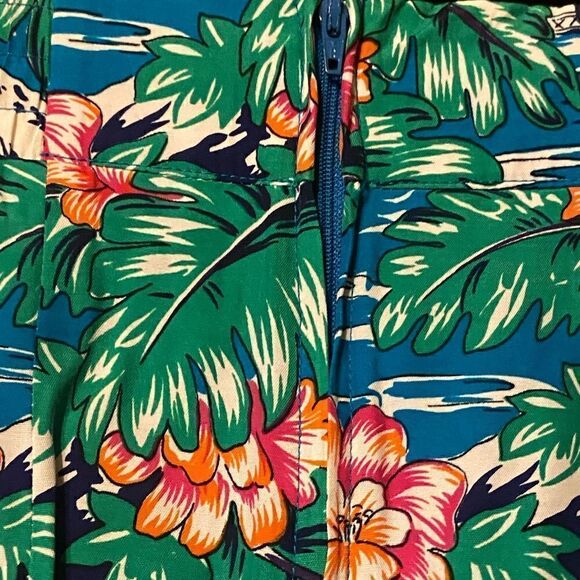 Alexander Campbell Tropical Vintage Wrap Style Cruise Ship Skirt Size 6 📦 - Picture 6 of 8